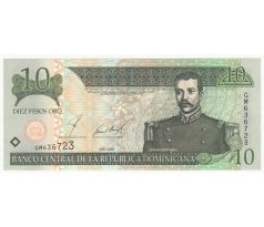 10 pesos 2002 Dominikánska republika