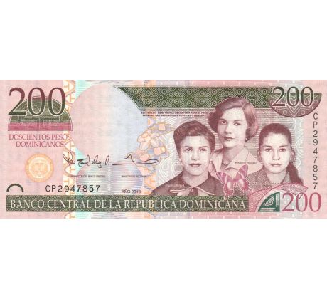 200 pesos 2013 Dominikánska republika