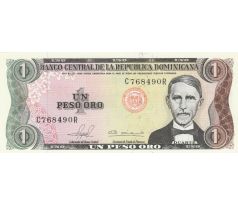 1 pesos 1978-82 Dominikánska republika