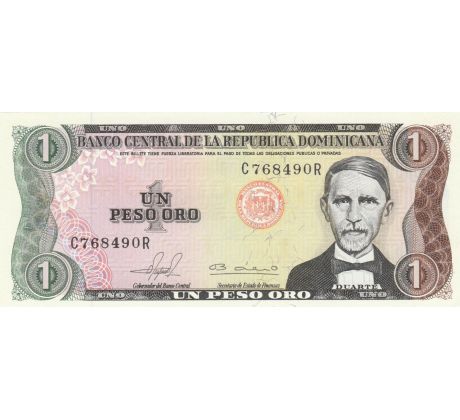 1 pesos 1978-82 Dominikánska republika