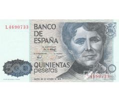 500 pesetas 1979 Španielsko