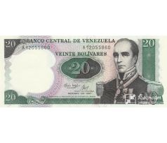 20 bolivares 1987 Venezuela pamätná bankovka