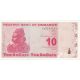 10 dolárov 2009 Zimbabwe