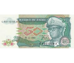 50 zaires 1988 Zaire
