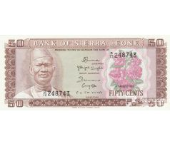 50 cents 1979-84 Sierra Leone