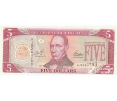 5 dolárov 2003-11 Libéria