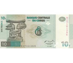 10 francs 1998 Kongo dem. rep.