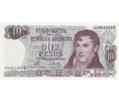 10 peso 1974 Argentína