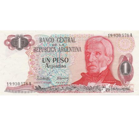 1 peso 1983-84 Argentína