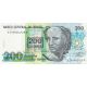 200 cruzeiros 1990 Brazília prítlač