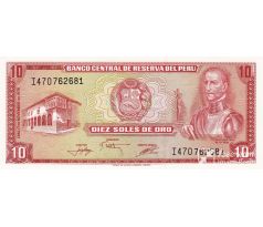 10 soles 1976 Peru