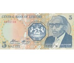 5 maloti 1989 Lesotho