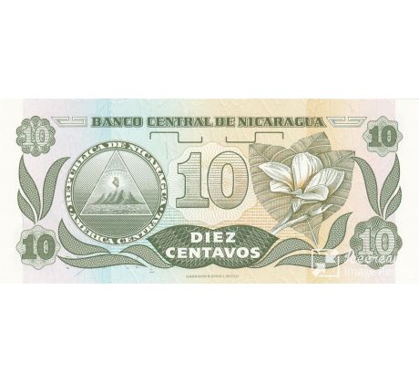 10 centavos 1991 Nikaragua