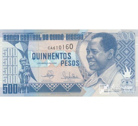 500 pesos 1990 Guinea Bissau