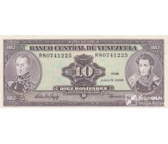10 bolivares 1986-95 Venezuela