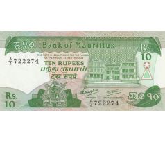 10 rupees 1985 Maurícius