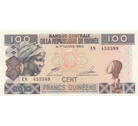 100 francs 2012 Guinea
