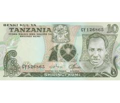 10 shilingi 1978 Tanzánia