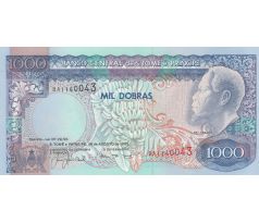 1000 dobras 1993 Svätý Tomás a Princov ostrov
