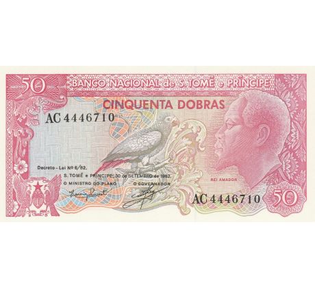 50 dobras 1982 Svätý Tomás a Princov ostrov