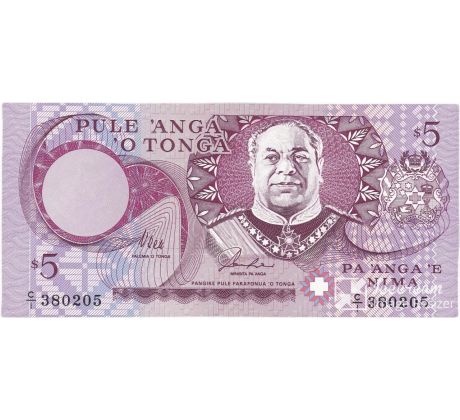5 pa anga 1995 Tonga