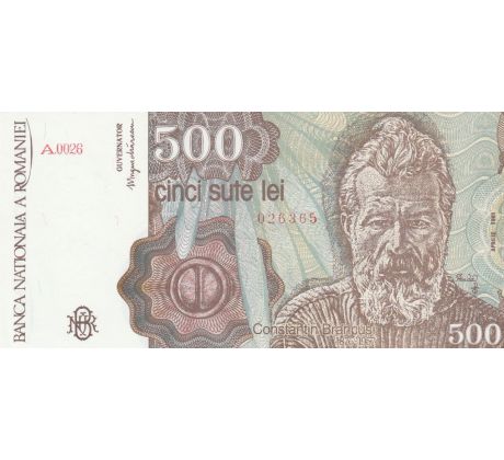 500 lei 1991 Rumunsko