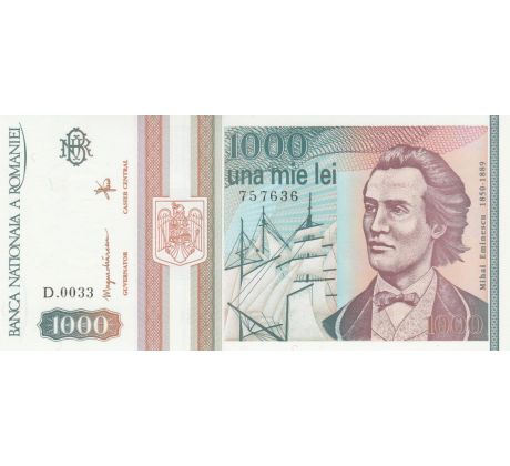 1000 lei 1993 Rumunsko