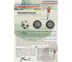Pamätná karta 2€ 2026 - Víťazstvo futbalistov Československa na ME