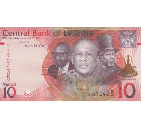 10 maloti 2024 Lesotho