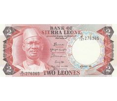 2 leones 1974-85 Sierra Leone