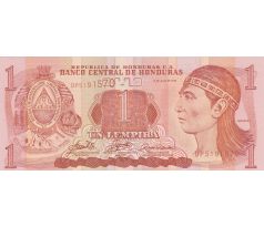 1 lempiras 2006 Honduras bez vertikálnej  značky