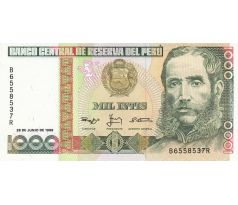 1 000 intis 1986-88 Peru