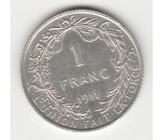 1 frank 1911 Belgicko