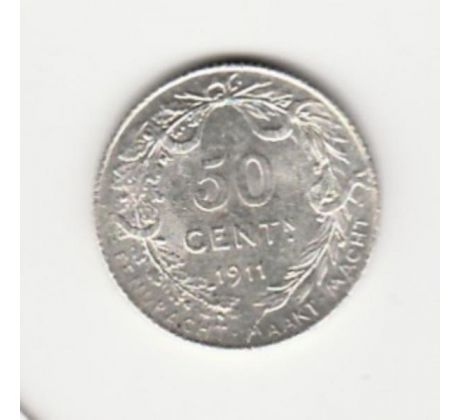 50 centov 1911 Belgicko
