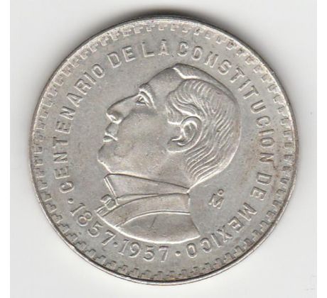 1 peso 1957 Mexiko pamätná minca