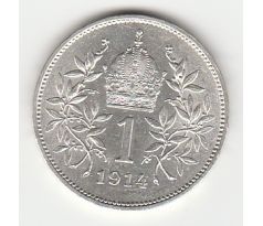 1 koruna 1914 Rakúsko Uhorsko