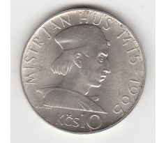 10 Kčs 1965 Ján Hus