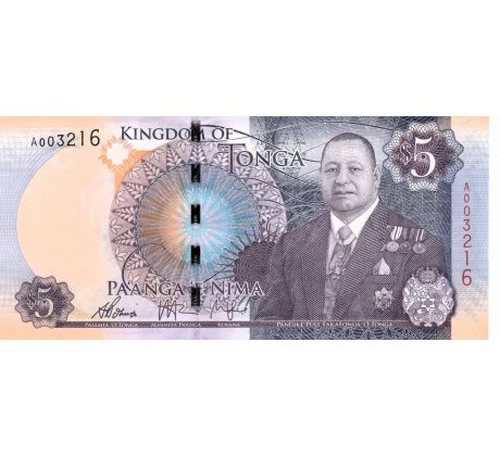 5 pa anga 2015 Tonga
