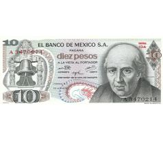 10 pesos 1974 Mexiko