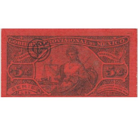 5 centov 1914 Mexiko / kartóny