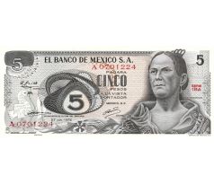 5 pesos 1972 Mexiko