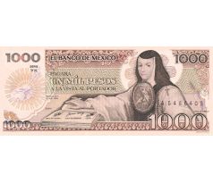 1 000 pesos 1985 Mexiko