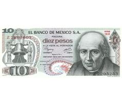 10 pesos 1977 Mexiko
