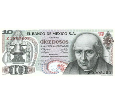 10 pesos 1977 Mexiko