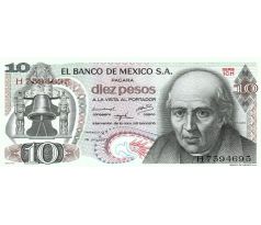 10 pesos 1973 Mexiko