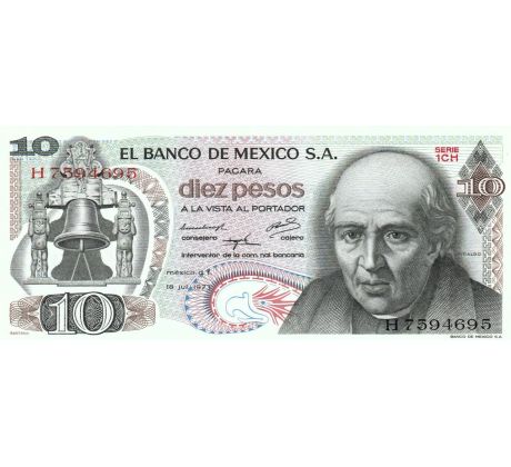 10 pesos 1973 Mexiko