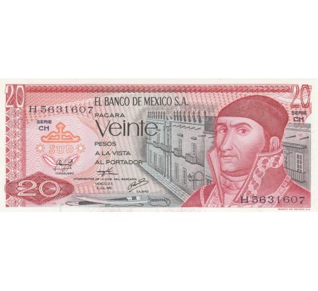 20 pesos 1976 Mexiko