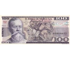 100 pesos 1981-82 Mexiko