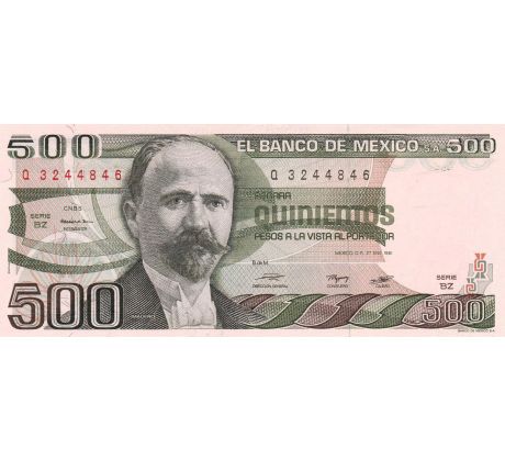 500 pesos 1981-82 Mexiko