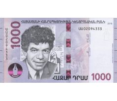 1000 dram 2018 Arménsko